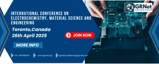 Electrochemistry, Material Science and Engineering Conference in Canada